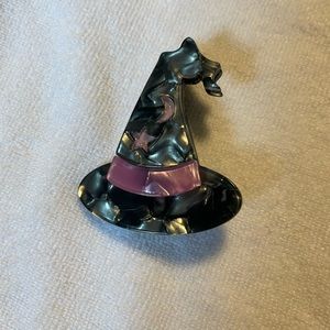 Halloween Witch Hat Brooch by Erstwilder